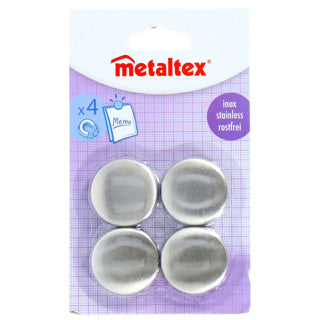 Metaltex Metaltex Magnets alrededor de 4 acero inoxidable