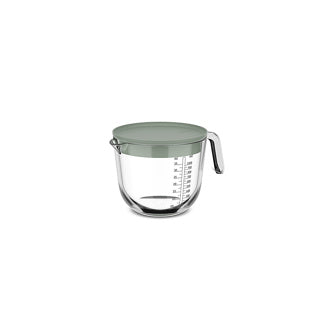 Copa de medición de vidrio 1L con tapa Nordic Sage