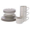 Alpina Breakfast Set a 16 pezzi bianco