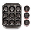 Ottosimon bakvorm set tefal creabake paars 12 stuks metaal.