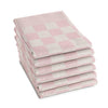 Ddddd canovaccio barbecue 65x65 rosa pastello | 6 pezzi