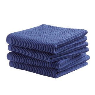 DDDDDD VAATVOEK Azul Básico 30 x 30 cm Set 4