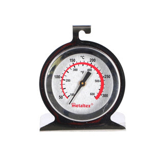 Termometro al forno metallico metaltex in acciaio inossidabile da 6 cm
