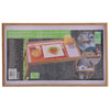 Overige merken bamboe inklapbaar dienblad 50x30 cm bruin wit