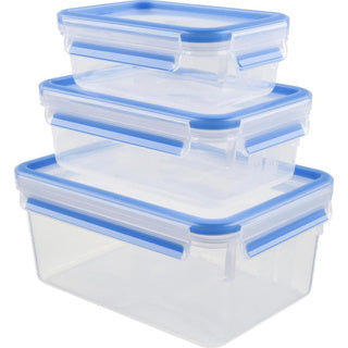 Tefal Tefal K30289 Masterseal VerShoudbakjes 0.55-2.3L Blue in 3 pezzi