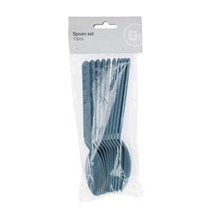 Cucharas establecidas pp 10 -pie 3 surti