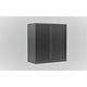 Roldeurkast chs105100 antraciet 100 x 45 x 105 cm
