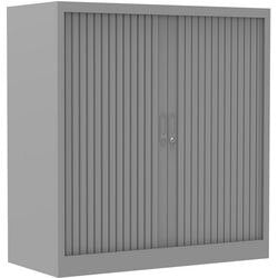 Armadio con ante a rulli chs105100 alluminio 100 x 45 x 105 cm
