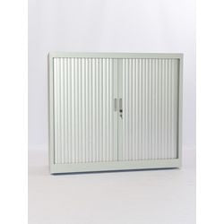 Armadio con ante a rulli chs120120 alluminio 120 x 45 x 120 cm