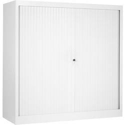 Roller door cabinet chs120120 white 100 x 45 x 120 cm