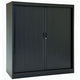Armario con puerta enrollable chs135120 antracita 120 x 45 x 135 cm