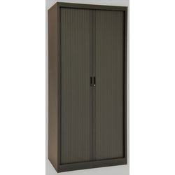 Armario con puerta enrollable chs195100 antracita 120 x 45 x 195 cm