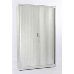 Armadio con ante a rulli chs195100 alluminio 120 x 45 x 195 cm