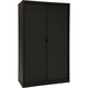 Armadio con ante a rulli chs195120 nero 120 x 66 x 195 cm