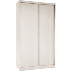 Armadio con ante a rulli chs195120 bianco 120 x 66 x 195 cm