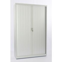 Armadio con ante a rulli chs195120 alluminio 100 x 45 x 195 cm