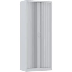 Armadio con ante a rulli chs19580 alluminio 80 x 45 x 195 cm