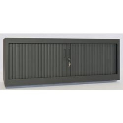 Armadio con ante a rulli chs451207 antracite 120 x 45 x 45 cm