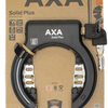 AXA Ringslot Solid Plus - con montaje del guardabarros - negro (en el mapa)