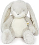 Bunnies by the bay nibble konijn - knuffeldier - geborduurde details - 38 cm - grijs