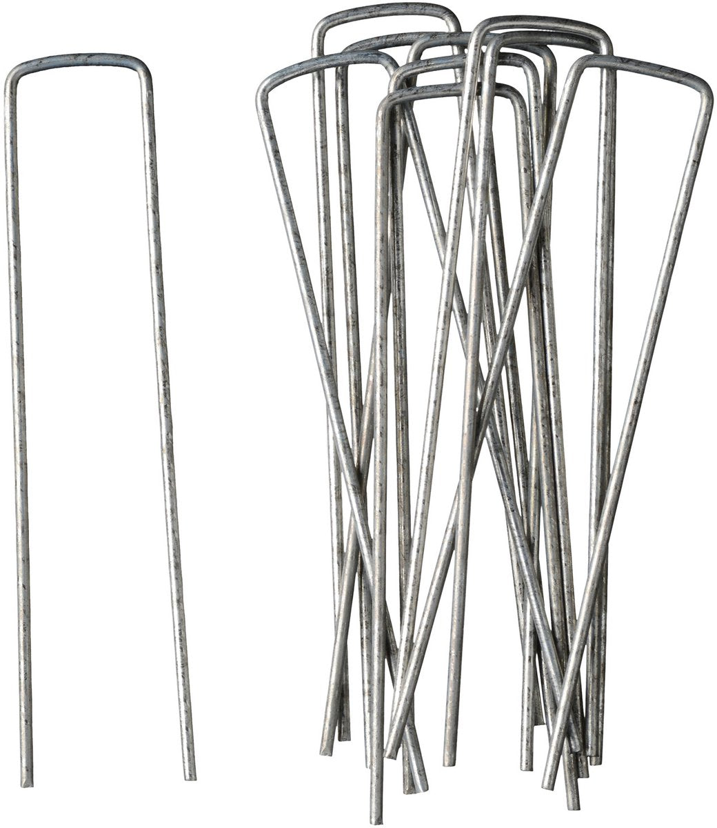Naturaleza - clavijas para tela (10 uds.) - 14x3cm - metal -