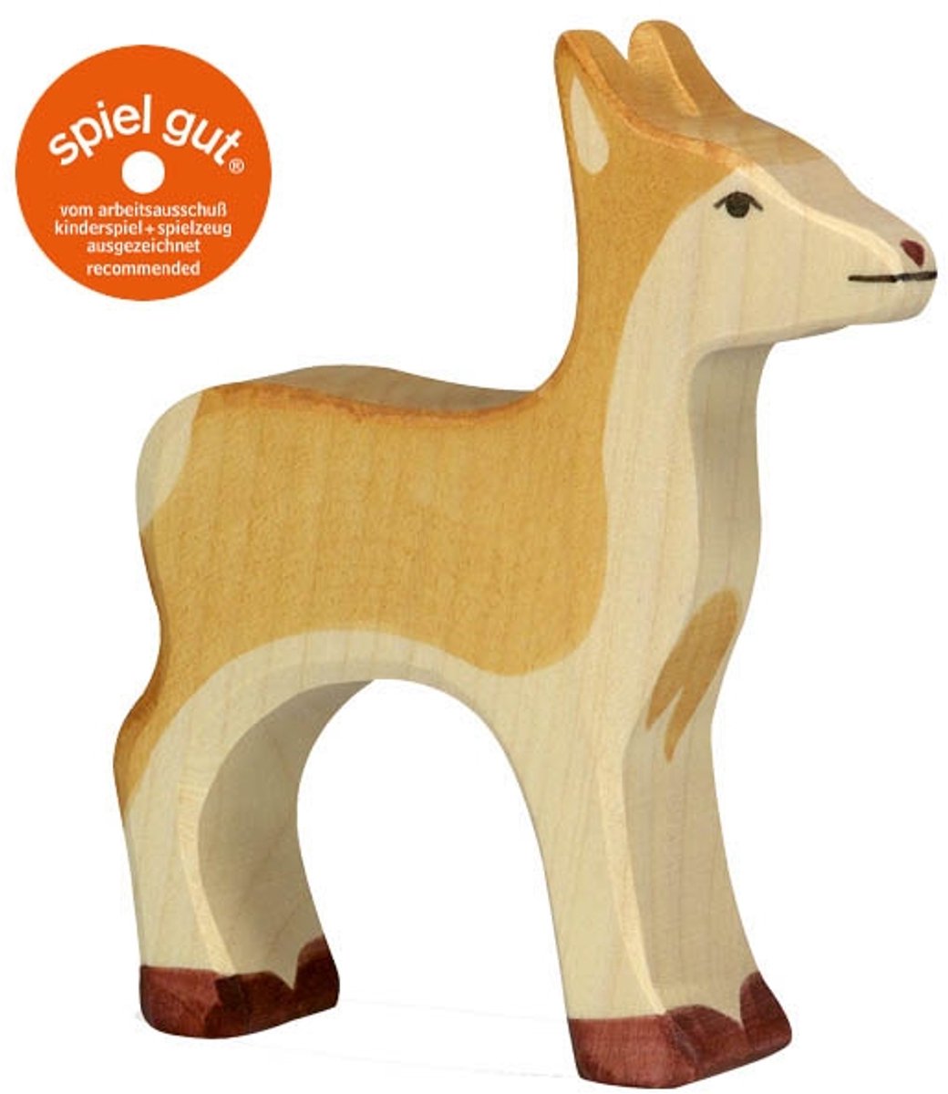 Animali della foresta Holztiger - cervo - 10x2x11 cm - figura in legno - fatto a mano
