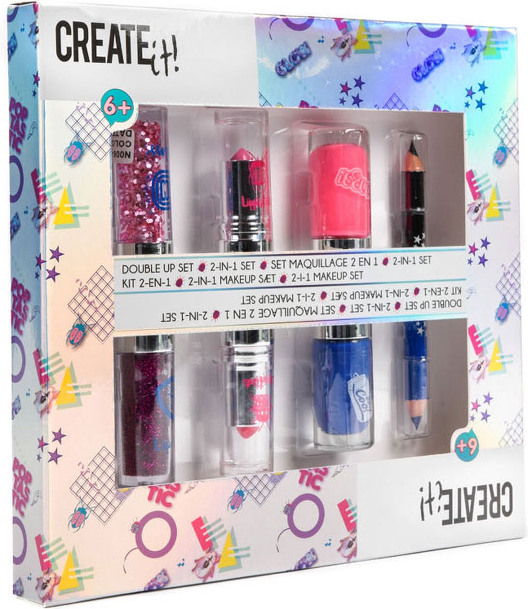 ¡Ciéntalo! Magno de maquillaje Poptastic Double Girls 4 piezas