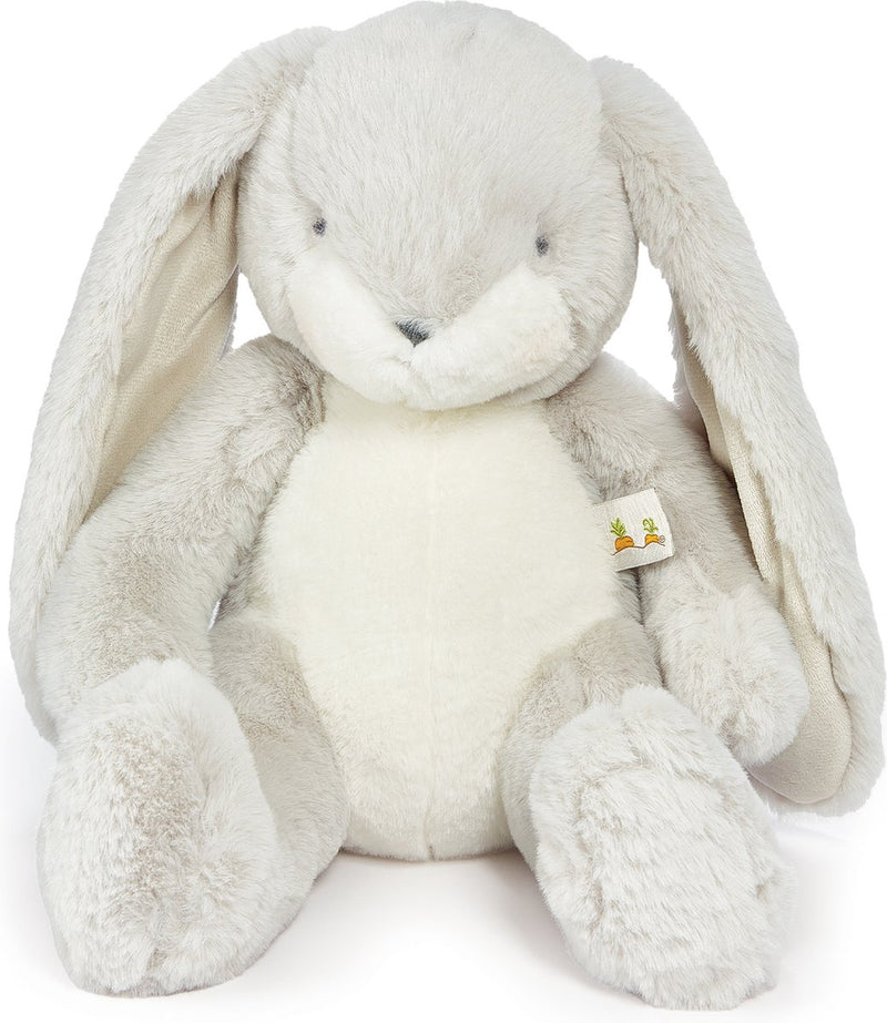 I conigli della baia sgranocchiano il coniglio - peluche - dettagli ricamati - 38 cm - grigio