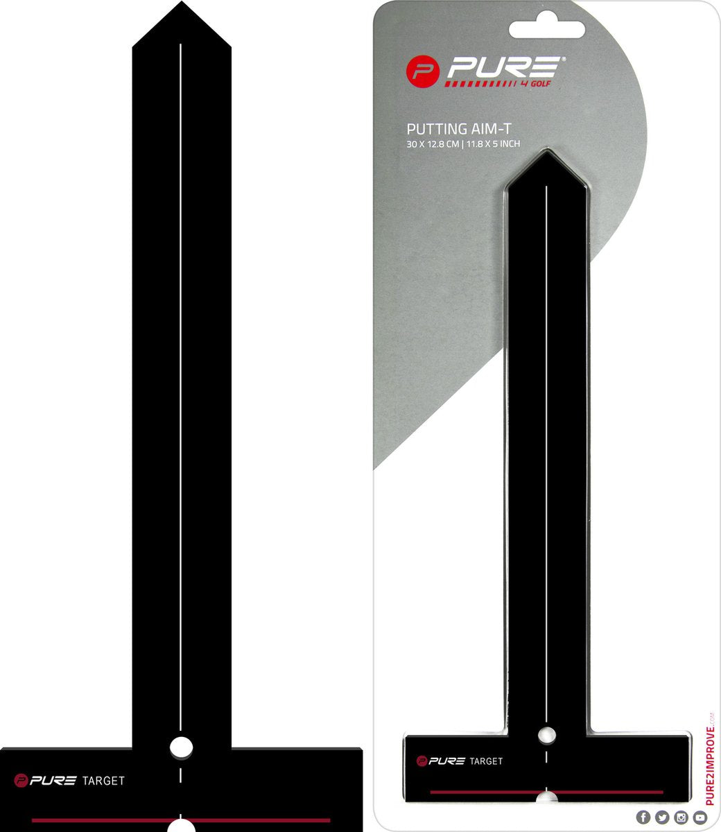 Pure2improve putting trainer - puntatore di mira da golf xl