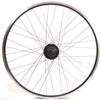 Shimano achterwiel 28 inch nexus 7 naaf (zwart) - zac19 velg (zwart) met rvs spaken - voor schijfrem