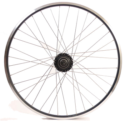 Ruota posteriore Shimano 28 pollici Nexus 7 Hub (nero) - cerchio ZAC19 (nero) con raggi in acciaio inossidabile - per freno a disco