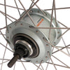 Shimano achterwiel 28 inch nexus 7 naaf (zilver) - zac19 velg (zilver) met rvs spaken - voor schijfrem