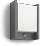 Philips Aplique LED para exterior Philips Arbor - luz blanca cálida - con sensor - ancho