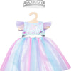 Heless Doll Dress Fee and Unicorn with Crown, 28-35 CM