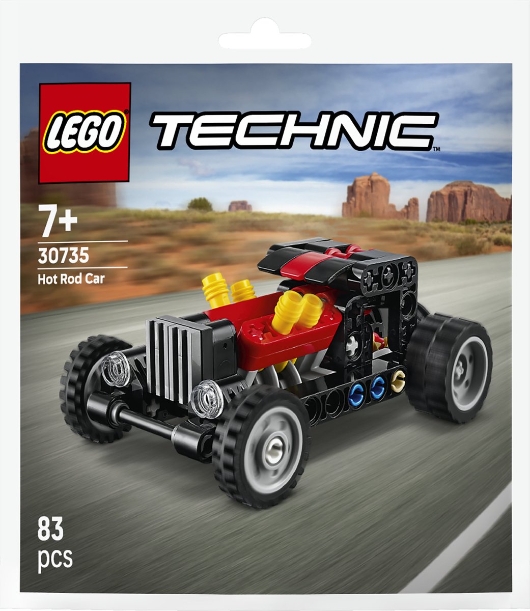 Lego 30735 borsa auto hot rod | 10 pezzi