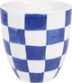 Blond Amsterdam, delft blond: checkered mini mug without handle