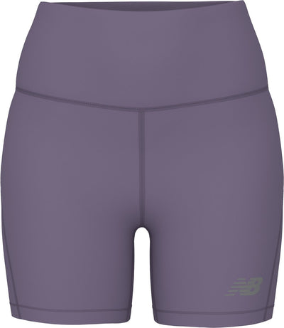 New balance sport fitted short 5 dames sportbroek - candied violet