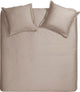 Cinderella sundays dekbedovertrek - extra breed - satijn - 260x200 220 cm - taupe