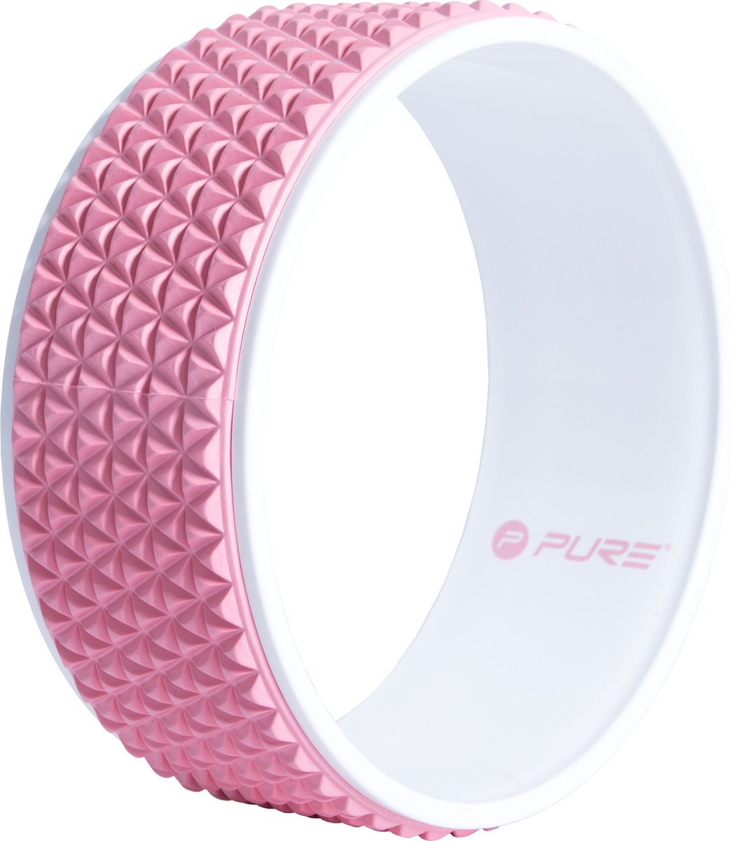 Pure2improve - rueda de yoga - diámetro 34 cm - rosa