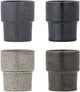 Tazza Bloomingville in terracotta marrone ewan - set di 4