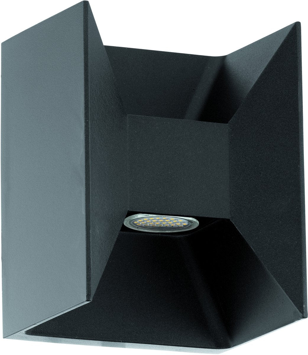 Eglo morino wandlamp buiten - led - 18 cm - antraciet