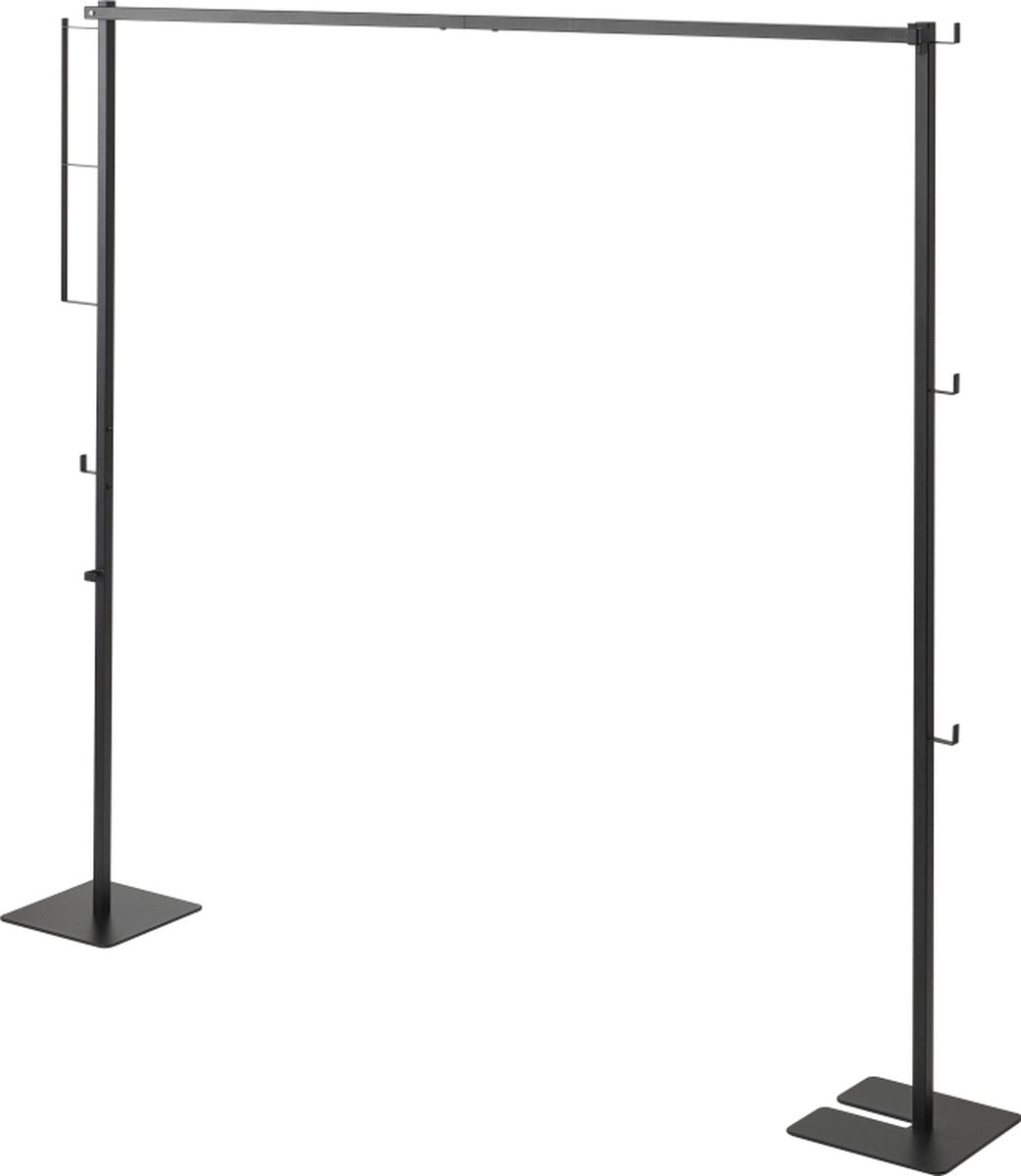 Yamazaki tendedero plegable - torre - negro