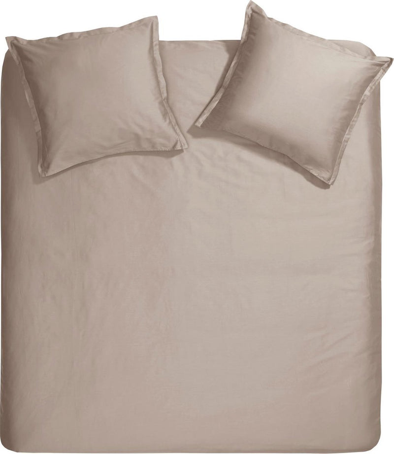 Cinderella sundays dekbedovertrek - extra breed - satijn - 260x200 220 cm - taupe