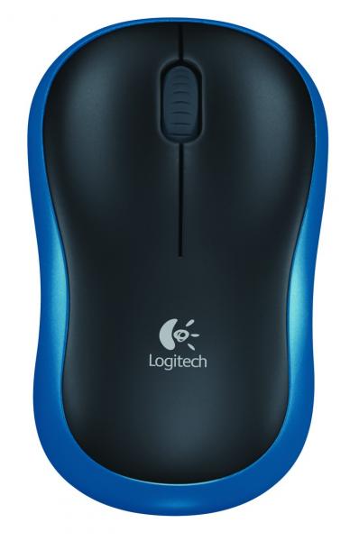 Logitech Logitech M185 Wireless Mouse Optical Blue [RF 2,4GHz, 1000 dpi, 3-Button, AA, 10M]