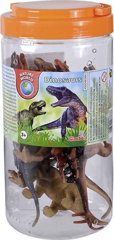 6 animali di dinosauro in tonnellata
