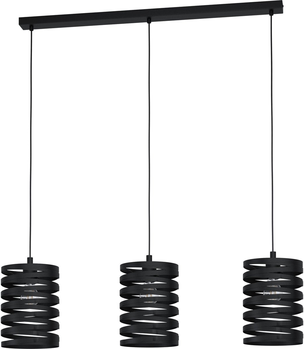 Eglo cremella hanglamp - e27 - 94 cm - zwart