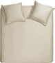 Cinderella sundays dekbedovertrek - lits-jumeaux - satijn - 240x200 220 cm - licht zand + 2 kussenslopen 60x70