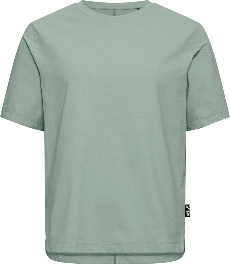 T-shirt da viaggio Jack wolfskin da donna - manica corta da donna - zinnia verde