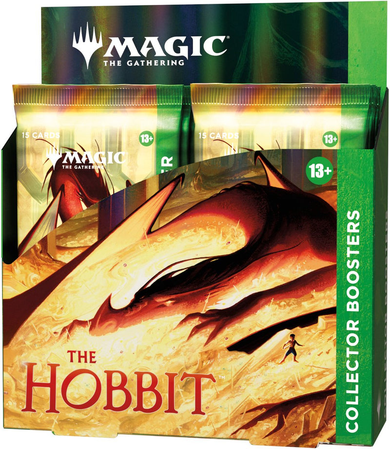 Magia la reunión magia: la reunión | la caja de refuerzo del coleccionista hobbit | 12 paquetes + 1 tarjeta decorativa de caja de aluminio | juego de cartas coleccionables