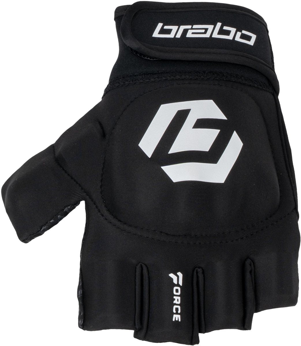 Brabo - guanto force player nero - guanto da hockey da uomo - nero, bianco